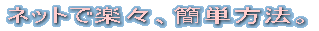 �l�b�g�Ŋy�X�A�ȒP���@�B 